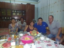 Kungrad, invited at home on my last night in Uzbekistan