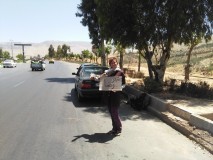 Hitchhiking to Shahreza